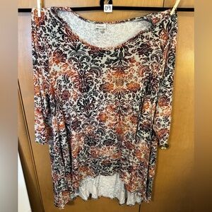 Avenue Autumnal Damask Tunic